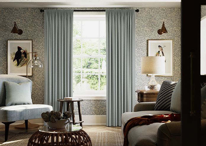 Stamford, Seafoam - Made to Measure Curtains - Image 3